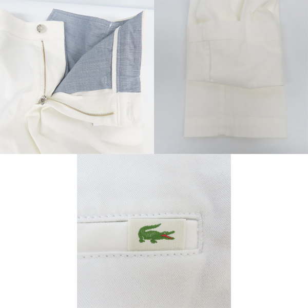 実際に弊社で買取させて頂いた【未使用】LACOSTE/ラコステ スリムフィットチノパンツ HH9553L/40の画像 6枚目