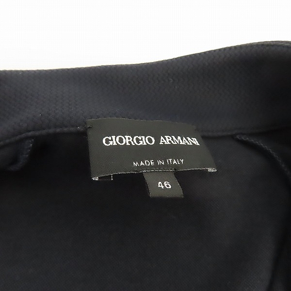 実際に弊社で買取させて頂いたGIORGIO ARMANI/ジョルジオアルマーニ ストレッチ ジップ ジャケット 3YSB70 SJJPZ/46の画像 2枚目