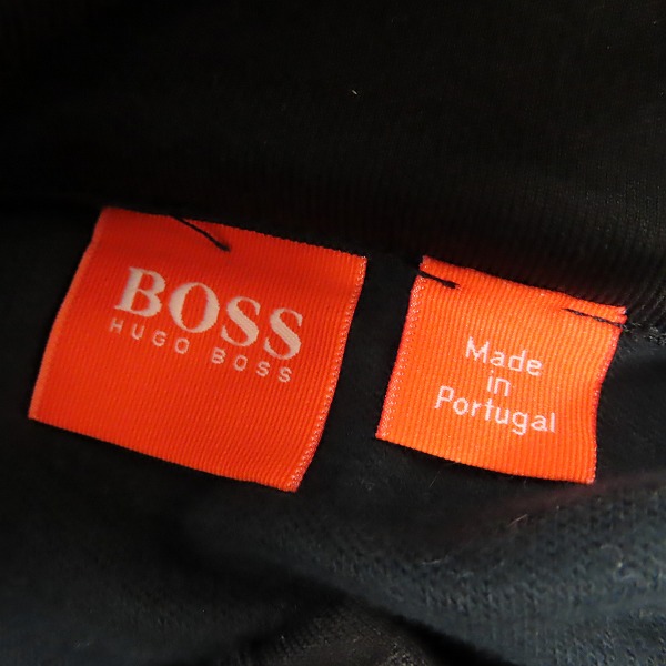実際に弊社で買取させて頂いたHUGO BOSS/ヒューゴボス ジップアップ ジャケット/ブルゾン ブラック/XXLの画像 2枚目