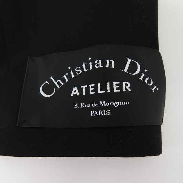 実際に弊社で買取させて頂いたDior Homme/ディオールオム ATELIER Bee Embroidered Jacket Black テーラードジャケット 48の画像 7枚目