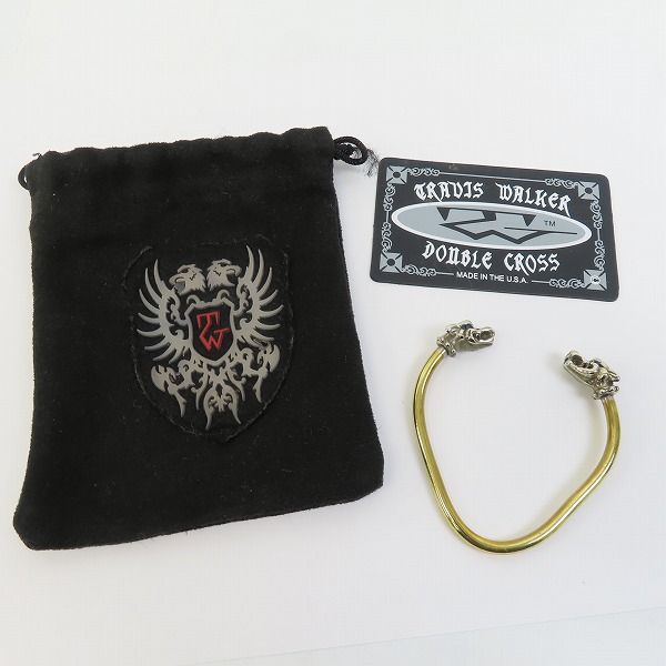 実際に弊社で買取させて頂いた【ギャラ付き】TRAVIS WALKER/トラヴィスワーカー BRONZE GARGOYLE BANGLE ガーゴイル ブラス バングルの画像 6枚目