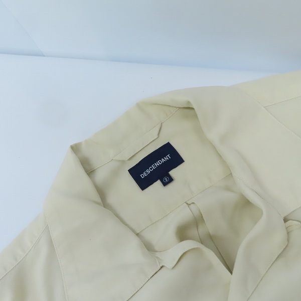 実際に弊社で買取させて頂いたDESCENDANT/ディセンダント PIER RAYON SS SHIRT ピアレーヨン SS シャツ/2の画像 5枚目