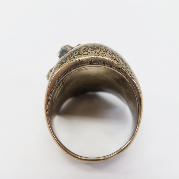 実際に弊社で買取させて頂いたLSD/Loud Style Design/ラウドスタイルデザイン スカル/クロス リング 19号の画像 5枚目