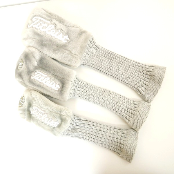 実際に弊社で買取させて頂いたTitleist/タイトリスト ドライバー/フェアウェイウッド用 ボアヘッドカバー 3点セット