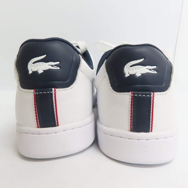 実際に弊社で買取させて頂いたLACOSTE/ラコステ CARNABY/カーナビー レザーローカットスニーカー /UK8の画像 1枚目