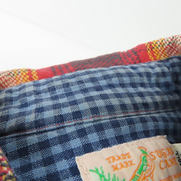 実際に弊社で買取させて頂いたSUGAR CANE/シュガーケーン チェック ネルシャツ 長袖シャツ SC23647/Sの画像 5枚目