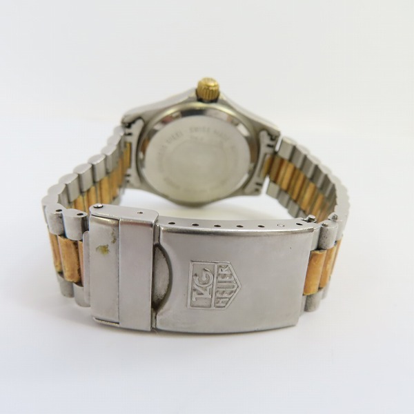 実際に弊社で買取させて頂いたTAG HEUER/タグホイヤー 2000シリーズ プロフェッショナル 200M クォーツ デイト腕時計 964.013【動作未確認】の画像 2枚目