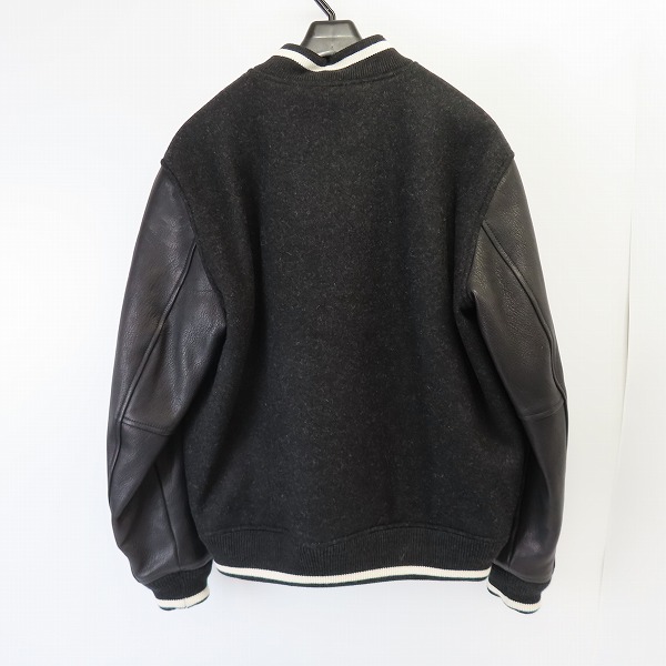 実際に弊社で買取させて頂いたLACOSTE/ラコステ Teddy Collage Jacket メルトンウールスタジャン BH1982-20/Mの画像 1枚目