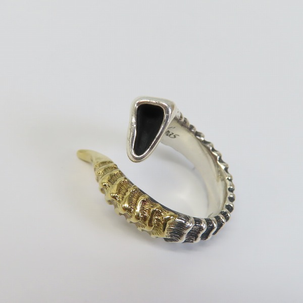 実際に弊社で買取させて頂いたBloody Mary/ブラッディマリー 2016 クリスマス限定 シルバー/K18 Shofar/ショファールリング 11号