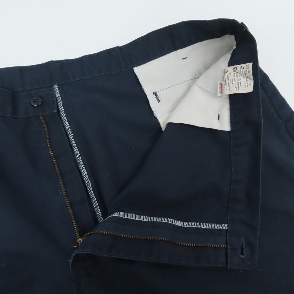 実際に弊社で買取させて頂いたDickies/ディッキーズ ワイドパンツ ネイビー W46L30の画像 4枚目