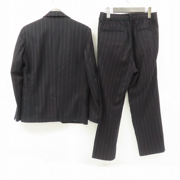 実際に弊社で買取させて頂いたHARE/ハレ ストライプ柄 レーヨン混 ジャケット/パンツ セットアップ Sの画像 1枚目
