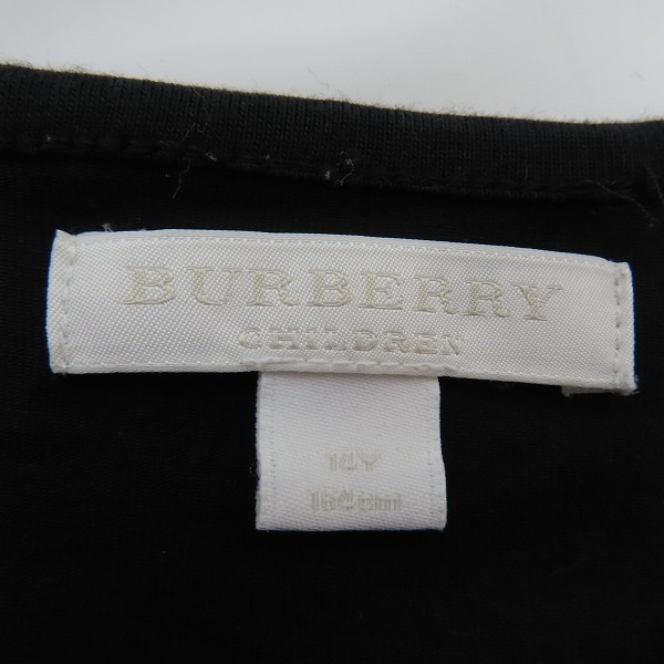 実際に弊社で買取させて頂いたBURBERRY CHILDREN/バーバリー チルドレン ノバチェック Tシャツ/14の画像 2枚目