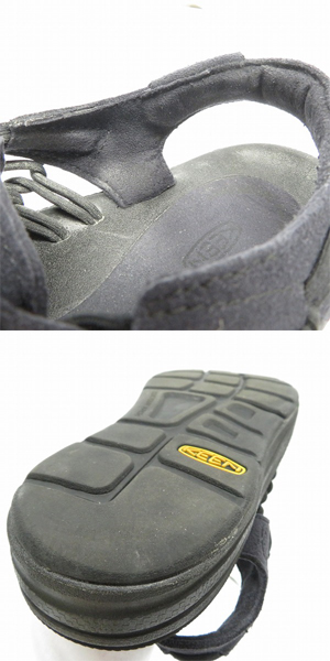 実際に弊社で買取させて頂いたKEEN/キーン UNEEK/ユニーク サンダル ブラック 1014097/26の画像 7枚目