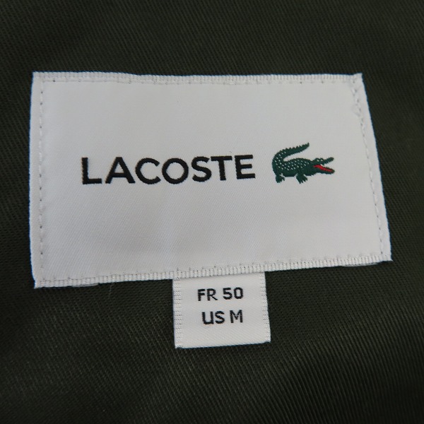 実際に弊社で買取させて頂いたLACOSTE/ラコステ 中綿フードコーチジャケット BH064EL/Mの画像 2枚目