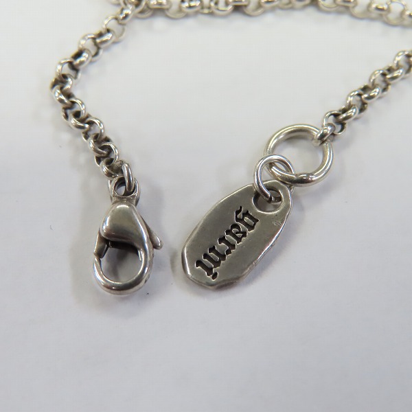 実際に弊社で買取させて頂いたGARNI/ガルニ スクエア型 シルバーネックレスの画像 4枚目