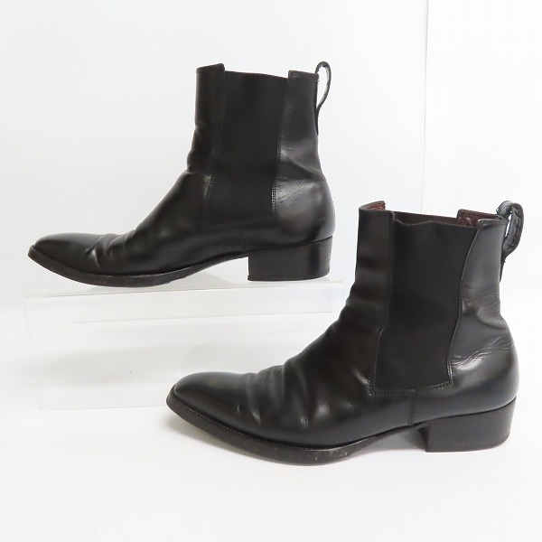 実際に弊社で買取させて頂いたGIVENCHY/ジバンシイ サイドゴア レザーヒールブーツ 40.5の画像 3枚目