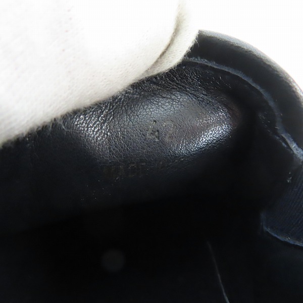 実際に弊社で買取させて頂いたJIMMY CHOO/ジミーチュウ GROVEグローブ ミニスタースリッポンシューズ/42の画像 5枚目