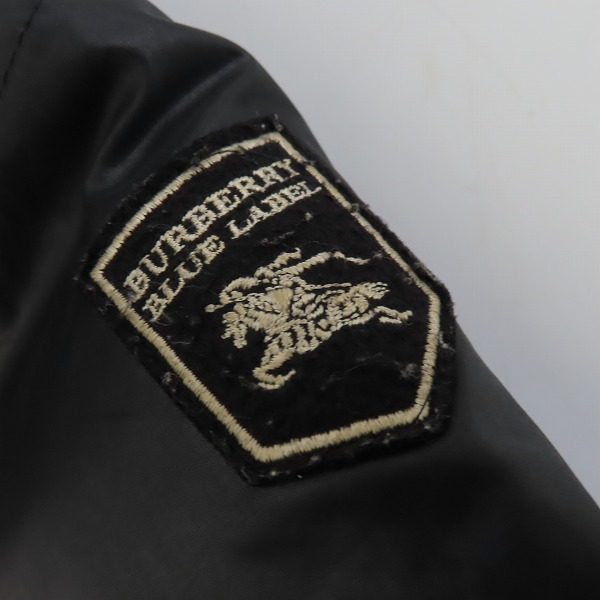 実際に弊社で買取させて頂いたBURBERRY BLUE LABEL/バーバリー ブルーレーベル ダウンジャケット ノバチェック /38の画像 4枚目