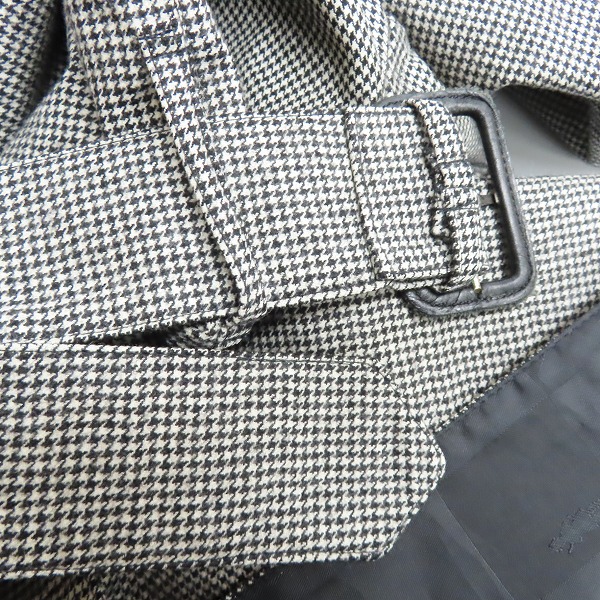 実際に弊社で買取させて頂いたMACINTOSH/マッキントッシュ 千鳥柄 ウール コート/36の画像 4枚目