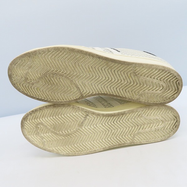 実際に弊社で買取させて頂いたadidas×ATMOS/アディダス×アトモス SUPERSTAR "G-SNK スーパースター FY5253/28.5の画像 2枚目