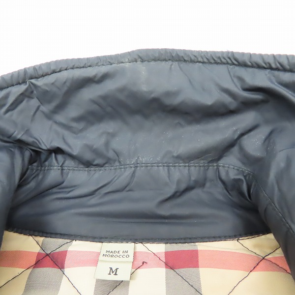 実際に弊社で買取させて頂いたBURBERRY LONDON/バーバリーロンドン キルティングジャケット/Mの画像 6枚目
