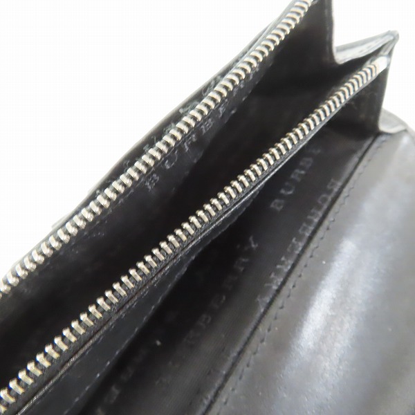 実際に弊社で買取させて頂いたBURBERRY/バーバリー バーバリーチェック 2つ折り長財布 の画像 6枚目