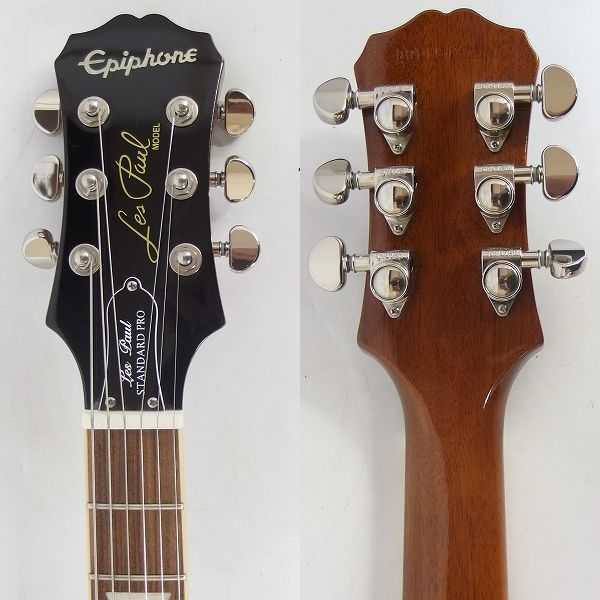 実際に弊社で買取させて頂いた★【美品】Epiphone/エピフォン Les Paul Standard PRO/レスポール スタンダード プロ コイルタップ搭載 ケース付の画像 3枚目