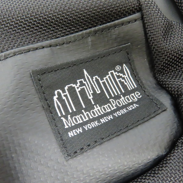 実際に弊社で買取させて頂いた【未使用】Manhattan Portage BLACK LABEL/マンハッタンポーテージ ブラックレーベル ボディバッグ 1921-BL-BB の画像 4枚目