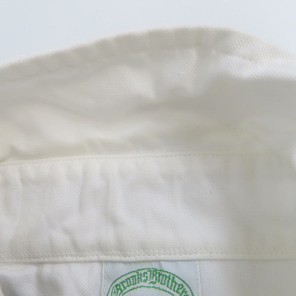 実際に弊社で買取させて頂いたBrooks Brothers/ブルックスブラザーズ 緑タグ ボタンダウン シャツ ホワイト サックス Size：14.5-31/2点セットの画像 4枚目