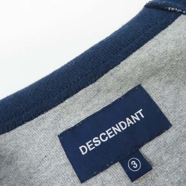 実際に弊社で買取させて頂いたDESCENDANT/ディセンダント 20SS TWO BIT B.B SS ラグラン Tシャツ/3の画像 2枚目