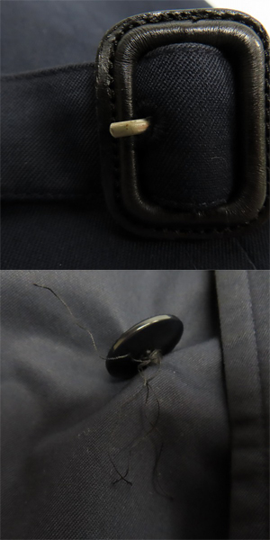 実際に弊社で買取させて頂いたBurberrys/バーバリーズ チェック柄ライナー付き ロング丈 トレンチコート/50の画像 9枚目