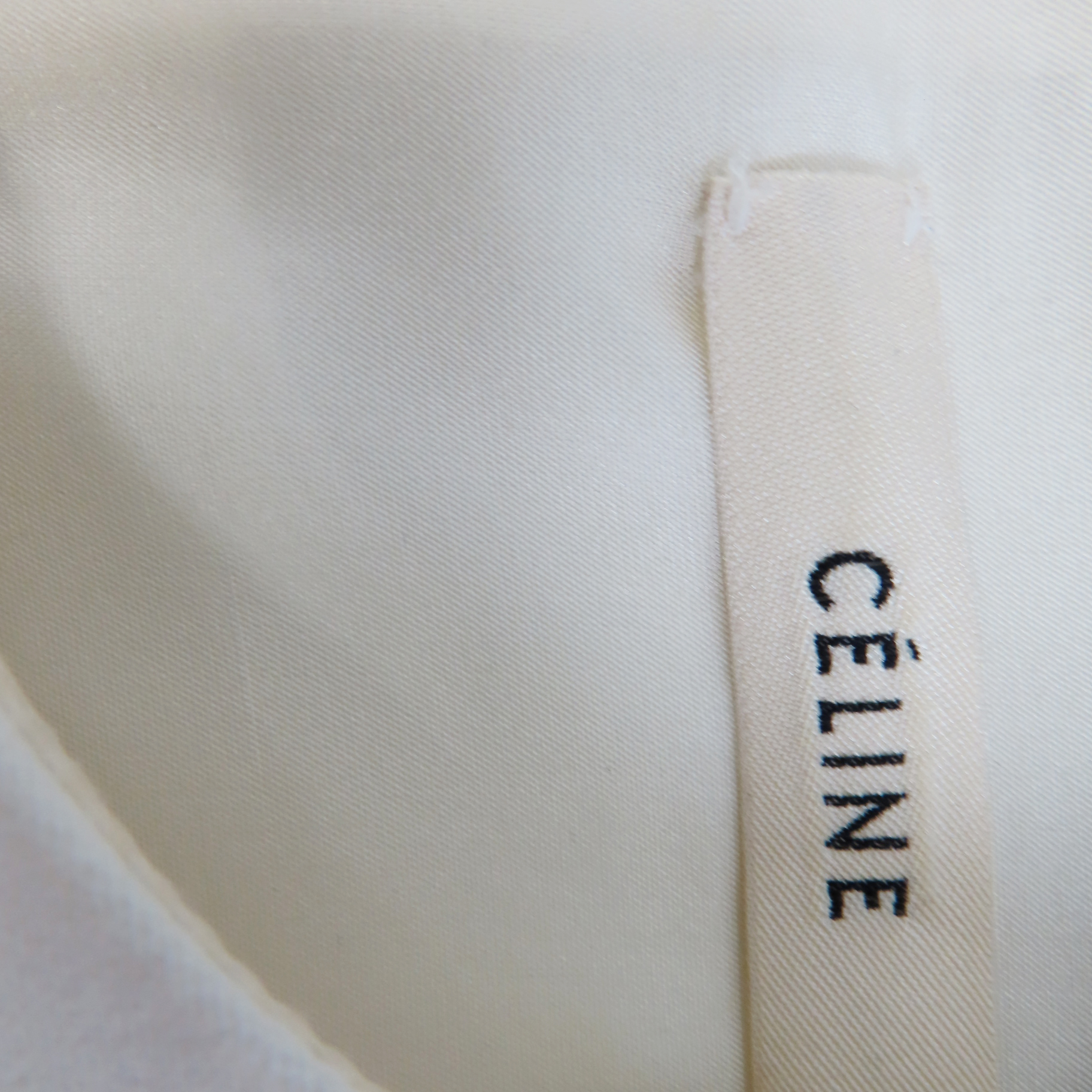 実際に弊社で買取させて頂いたCELINE/セリーヌ バイカラー ノースリーブ ワンピース/36の画像 2枚目