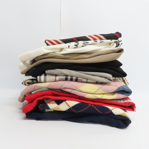 実際に弊社で買取させて頂いた【おまとめ】BURBERRY LONDON/バーバリーロンドン GIORGIO ARMANI VAGIIE レディース スカート セットアップ セーター等の画像 1枚目