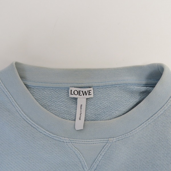 実際に弊社で買取させて頂いたLOEWE/ロエベ ロゴ刺繍 スウェット プルオーバー/トレーナー Sの画像 2枚目