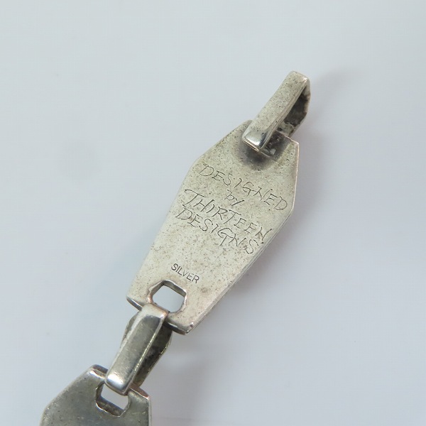 実際に弊社で買取させて頂いたTHIRTEEN DESIGNS/サーティーンデザインズ マッドスカル コフィン ブレスレットの画像 4枚目