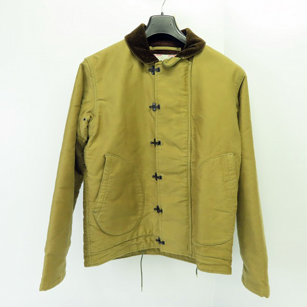 実際に弊社で買取させて頂いたSUGER CANE×MISTER FREEDOM/シュガーケーン×ミスターフリーダム N-1H DECK JACKET MODIFIED SC13183/36