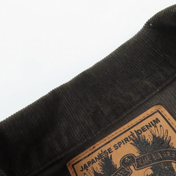 実際に弊社で買取させて頂いたBACK BONE/バックボーン コーデュロイジャケット Lot.9SSB01 BB09SS-B01 /Mの画像 6枚目