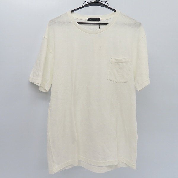 実際に弊社で買取させて頂いた【未使用】GARNI/ガルニ ポケットTシャツ/カットソー ホワイト GW15003/L