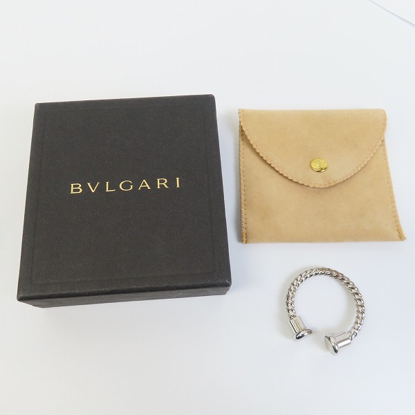 実際に弊社で買取させて頂いたBVLGARI/ブルガリ スパイラル/スクリュー デザイン キーリングの画像 4枚目