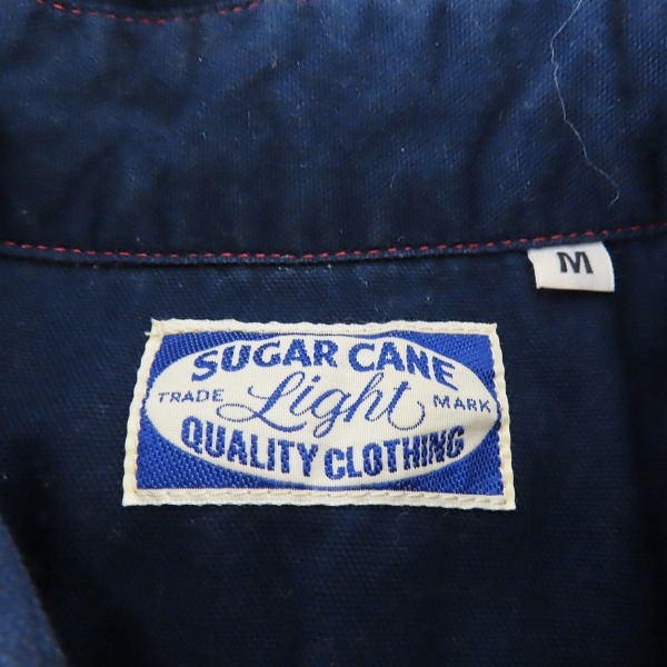 実際に弊社で買取させて頂いたSUGAR CANE/シュガーケーン チェック ワークシャツ 半袖シャツ SC35468/Mの画像 2枚目