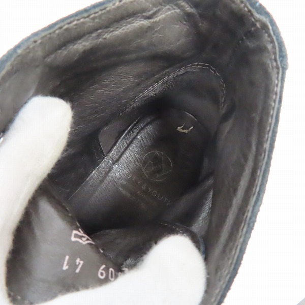 実際に弊社で買取させて頂いたBEAUTY&YOUTH/ビューティー&ユース ユナイテッドアローズ スエード レースアップブーツ/41の画像 4枚目