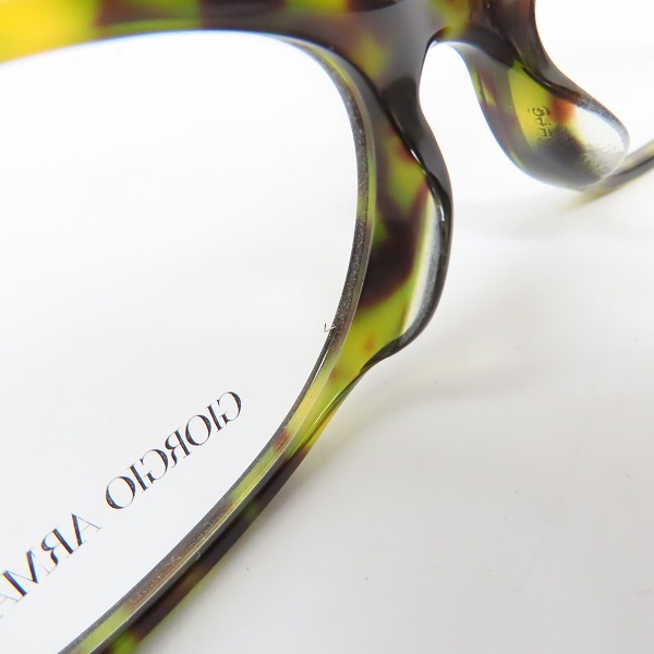 実際に弊社で買取させて頂いたGIORGIO ARMANI/ジョルジオアルマーニ メガネフレーム アイウェア トータス AR7084-Fの画像 7枚目