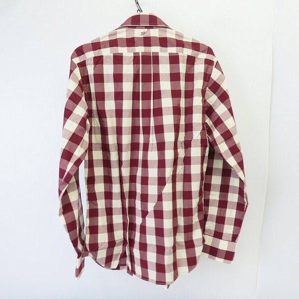 実際に弊社で買取させて頂いた【未使用】BLACK FLEECE by Brooks Brothers/ブラックフリース ブルックスブラザーズ ボタンダウン チェックシャツ/BB3の画像 1枚目