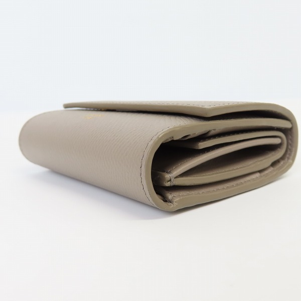 実際に弊社で買取させて頂いたCELINE/セリーヌ フォールデッド コンパクトウォレット 10B573BELの画像 2枚目