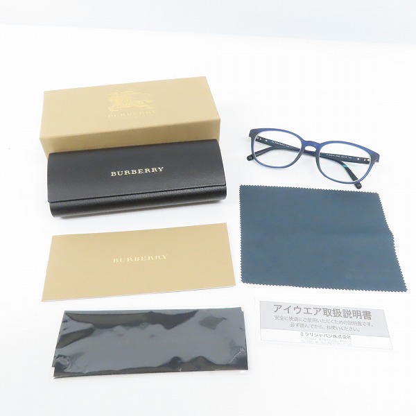実際に弊社で買取させて頂いたBURBERRY/バーバリー メガネフレーム B2248-D 3092の画像 8枚目
