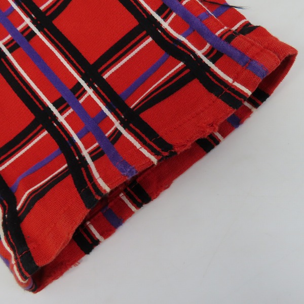 実際に弊社で買取させて頂いたDIET BUTCHER SLIM SKIN/ダイエットブッチャースリムスキン チェック クラストパンツ/Mの画像 8枚目