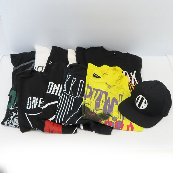 実際に弊社で買取させて頂いた【おまとめ品】ONE OK ROCK/ワンオクロック タンクトップ/バンドTシャツ/バンT/キャップ