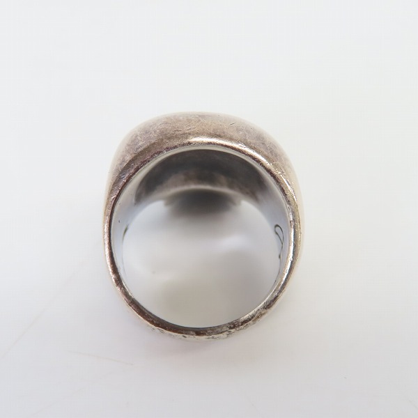 実際に弊社で買取させて頂いた【ギャラ有】CRAZY PIG/クレイジーピッグ エビルスカルリング/EVIL SKULL 17号の画像 5枚目