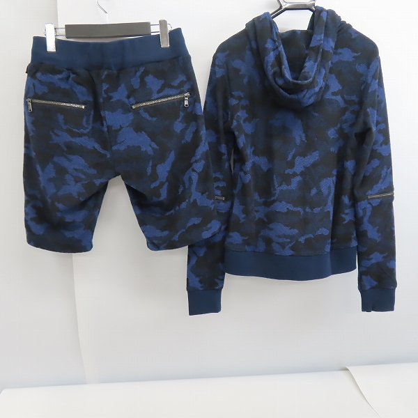 実際に弊社で買取させて頂いたwjk/ダブルジェイケイ ニット ジップアップ パーカー/ハーフ パンツ セットアップ/Sの画像 1枚目