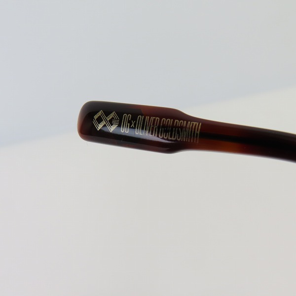 実際に弊社で買取させて頂いたOG OLIVER GOLDSMITH/オリバーゴールドスミス Porte ポルテ メガネフレーム/アイウェア w/クリップオンの画像 4枚目